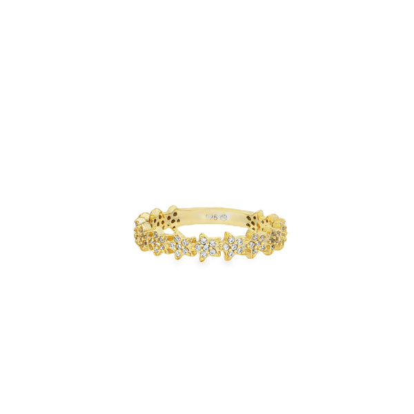 04783 Anillo estrellas dorado talla 7