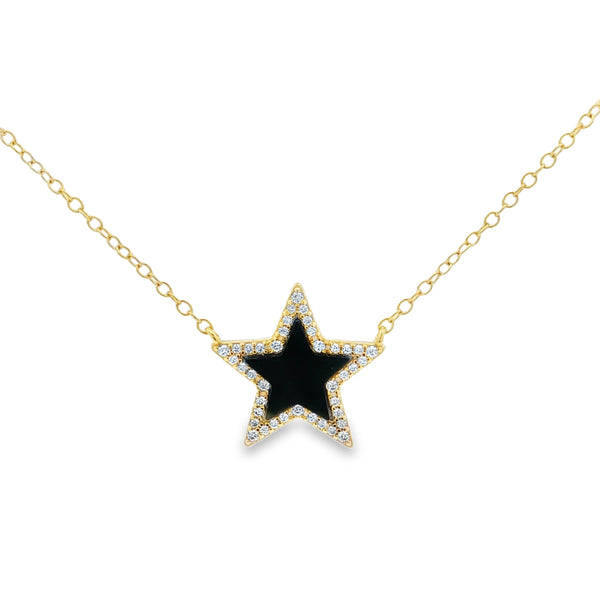 04819 Collar dije estrella negra