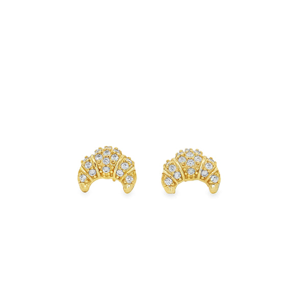 04869 Studs croissant dorado