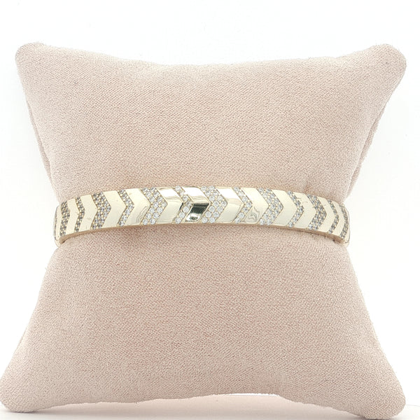 73159 CUFF FLECHAS ZIRCONIAS