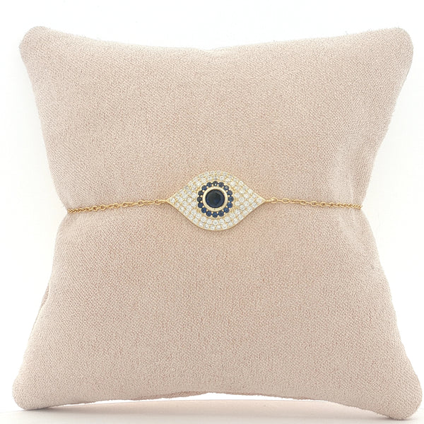 25-73307 Pulsera ojo grande con zirconias