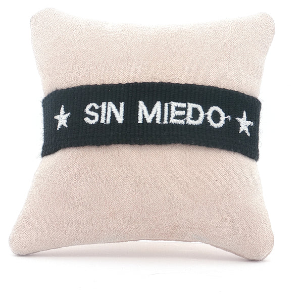 PULSERA SIN MIEDO NEGRO