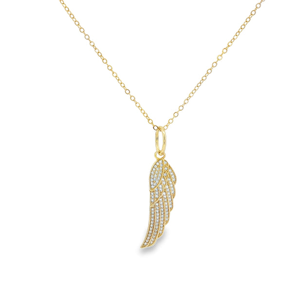 25-7334 Collar dije ala dorado