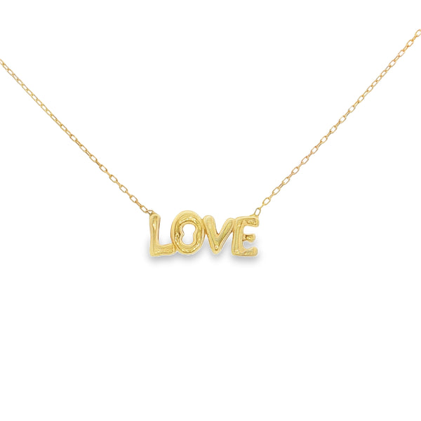 73843 Collar dije LOVE dorado
