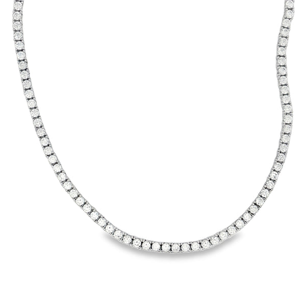 731070 Collar tennis 43cm zirconia de 2.9mm plateado