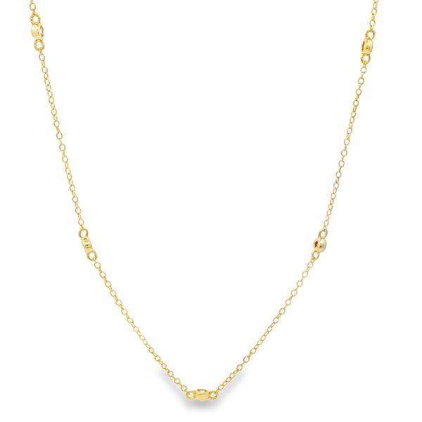 04436 Collar bezels dorado