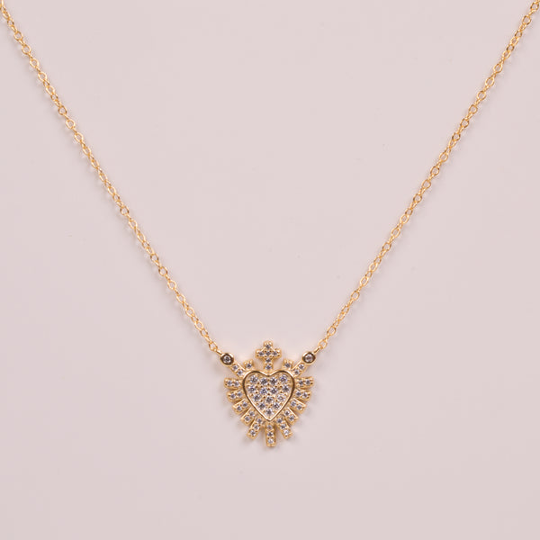 04631 Collar Sagrado Corazón dorado