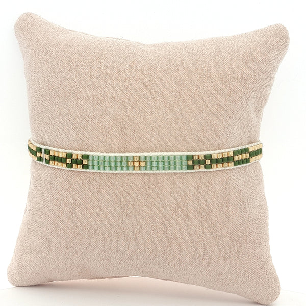 25-7956 Pulsera verde menta