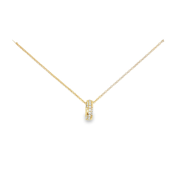 25-0906 COLLAR RONDEL DIAMANTES