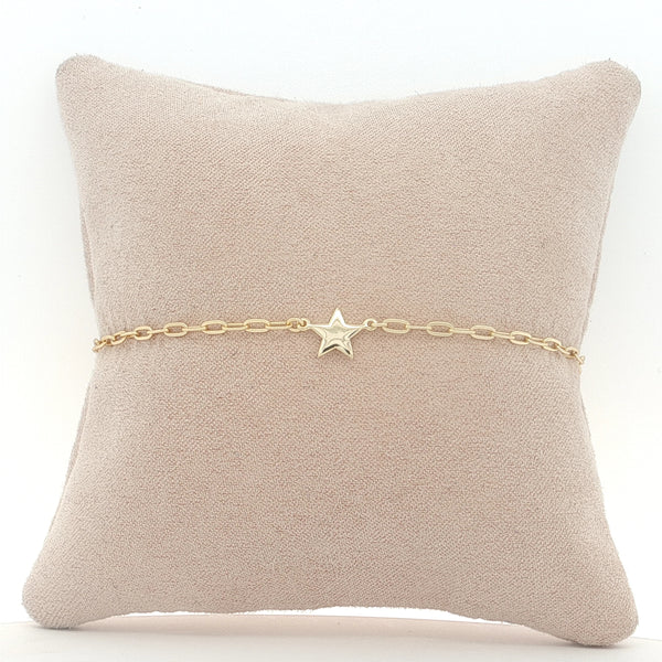 25-1062 Pulsera estrella dorada