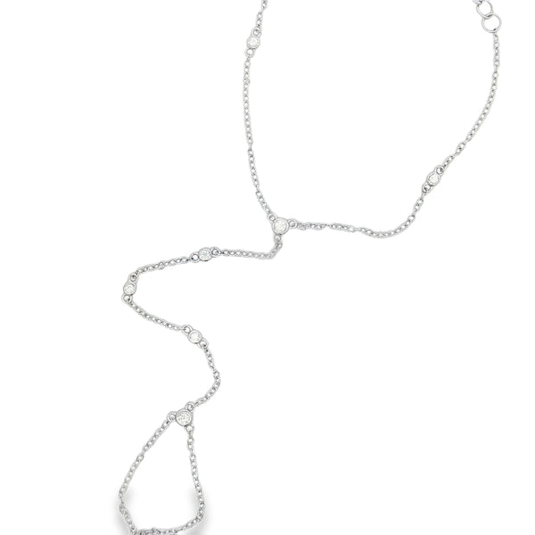 04885 Hand Bracelet bezels plateado