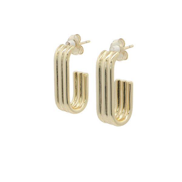 04907 Arracadas lineas dorado