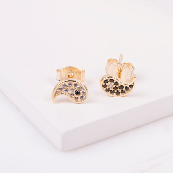 22-0461 STUDS YING YANG DORADO