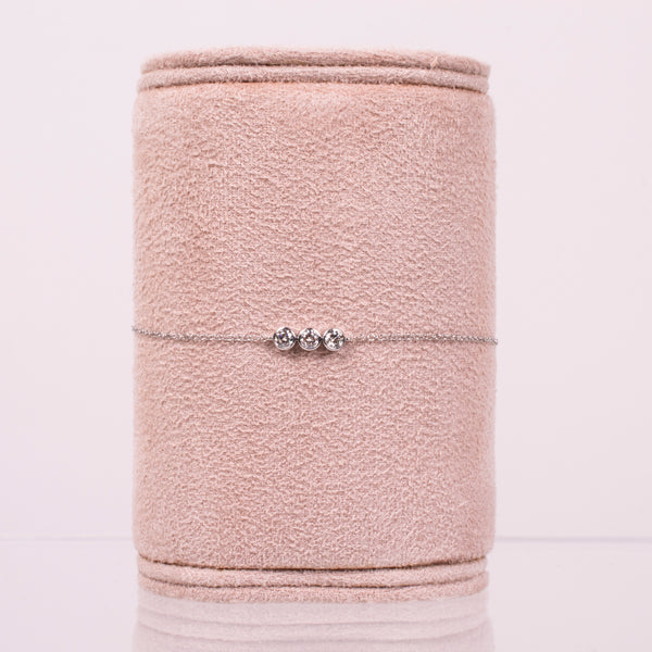 22-81187 PULSERA 3 DIAMANTES