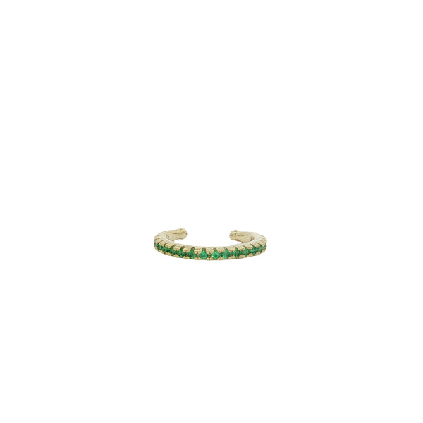 04890 Ear cuff verde