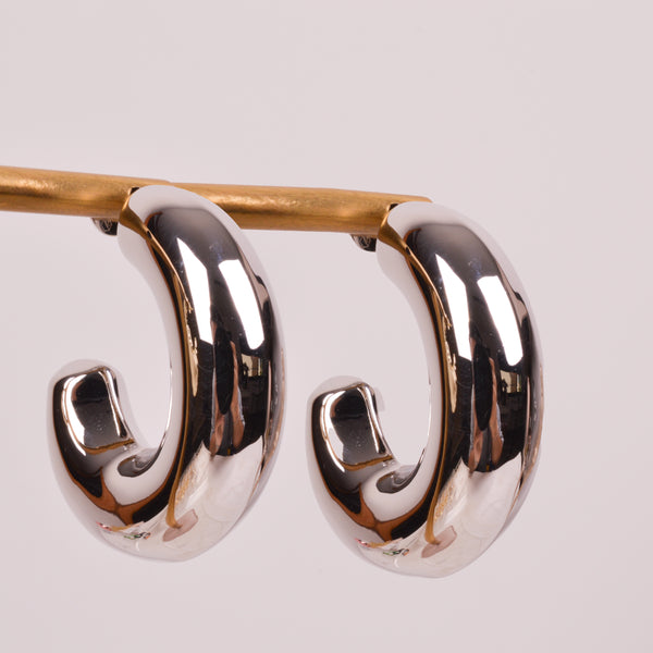 04642 Aracadas ovalo bold plateado