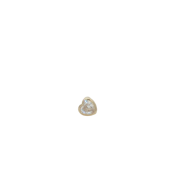 25-1735 Arete corazon zirconia oro 14kt