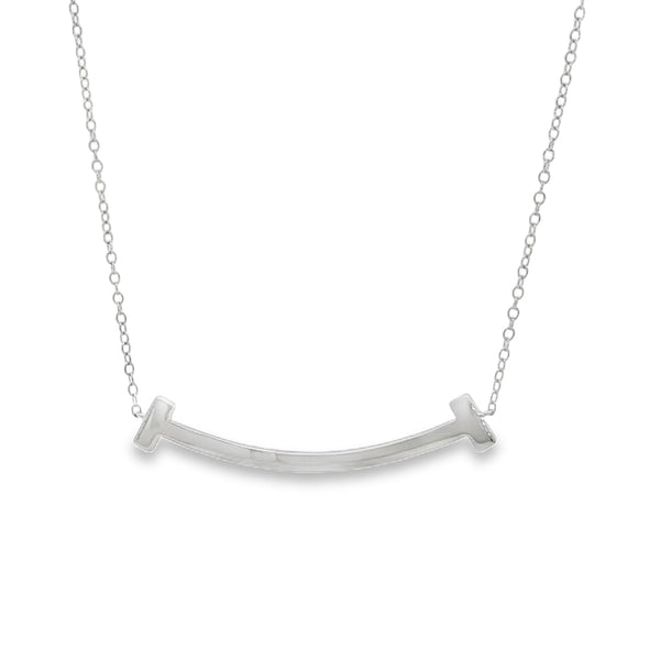 04430 Collar sonrisa plateado