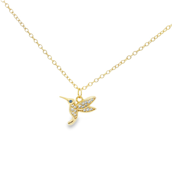 0495 Collar dije colibrí