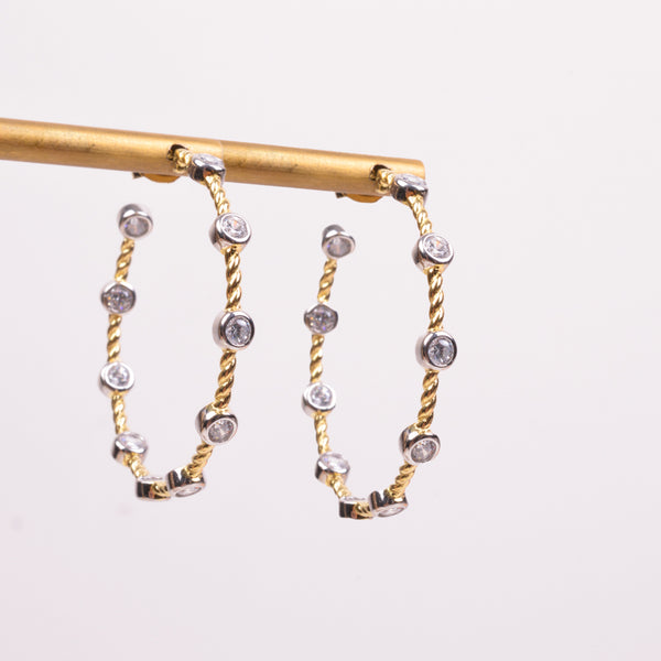 25-73337 Arracdas bezels dorado y plateado 36 mm