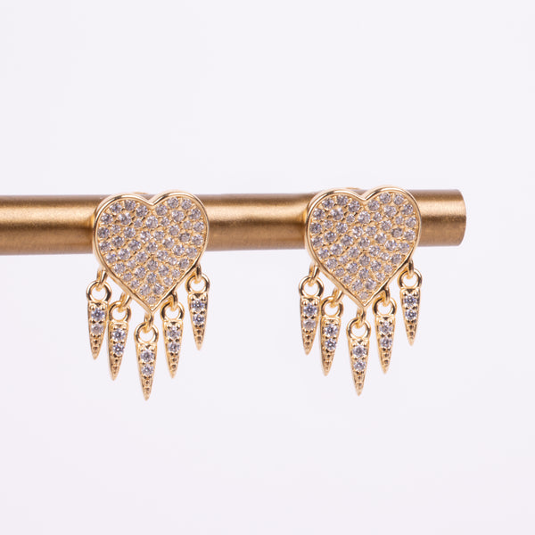 04127 STUDS CORAZON CON COLGUIJES