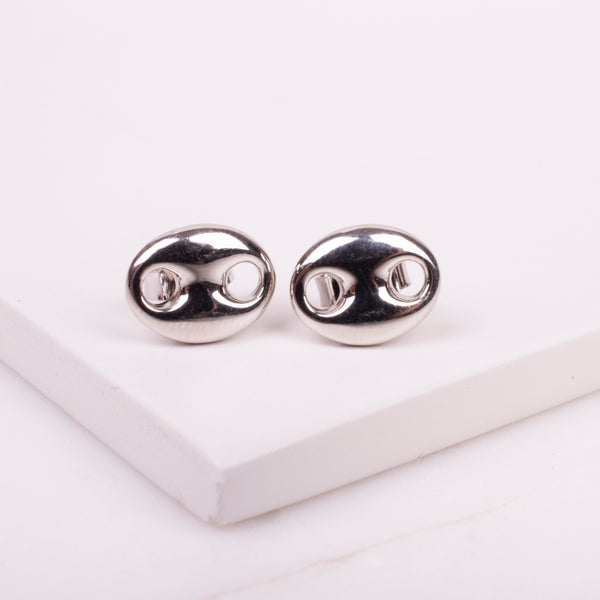 21-73461 STUDS BEAN PLATEADO