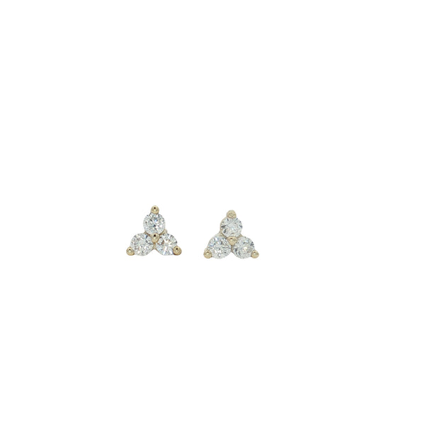 04237 STUDS TRIOS DORADOS