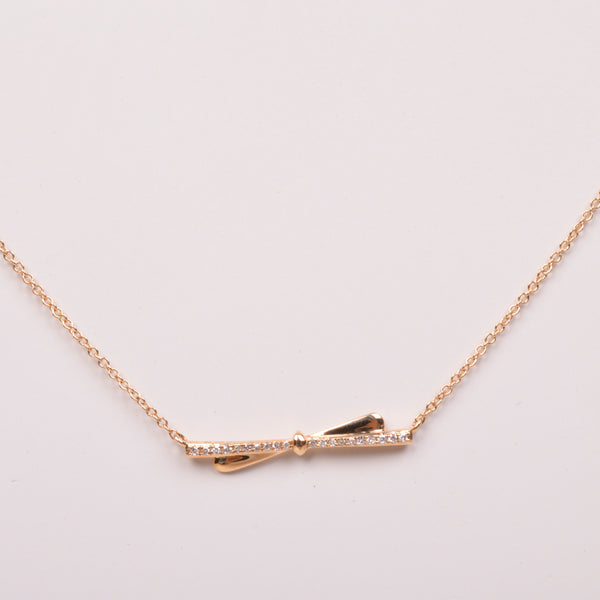 25-81130 Collar lazo  oro amarillo