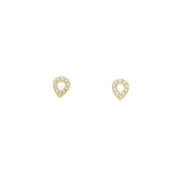 04622 Studs gotas dorado