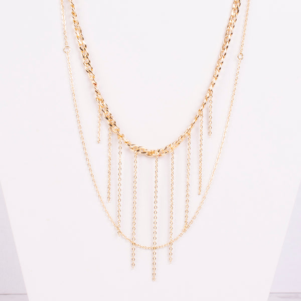 25-93111 COLLAR CON CADENAS COLGANTES