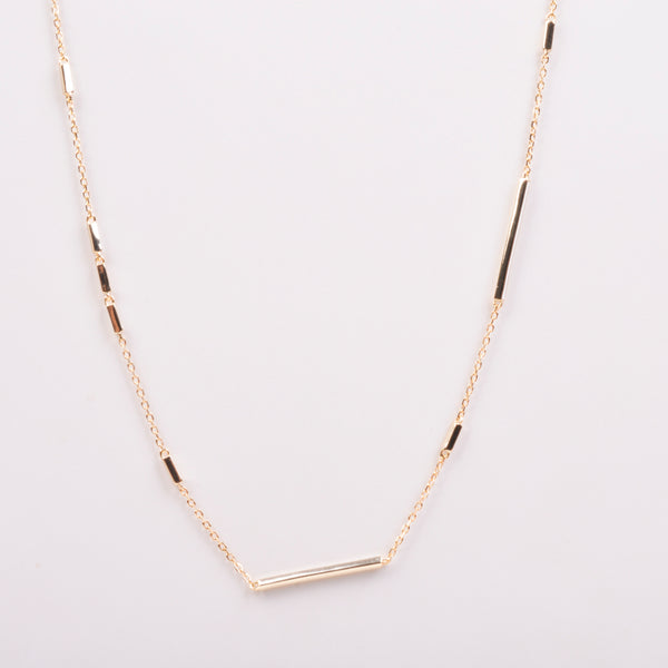 25-73497 Collar lineas esmaltado blanco