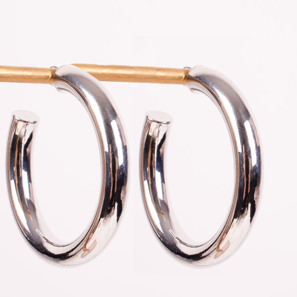 24-02207 Arracadas 50 mm plateado