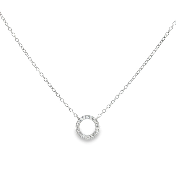 04919 Collar dije aro plateado