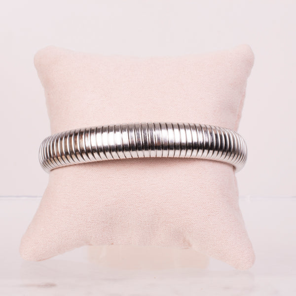 25-73153 Pulsera espiral plateado