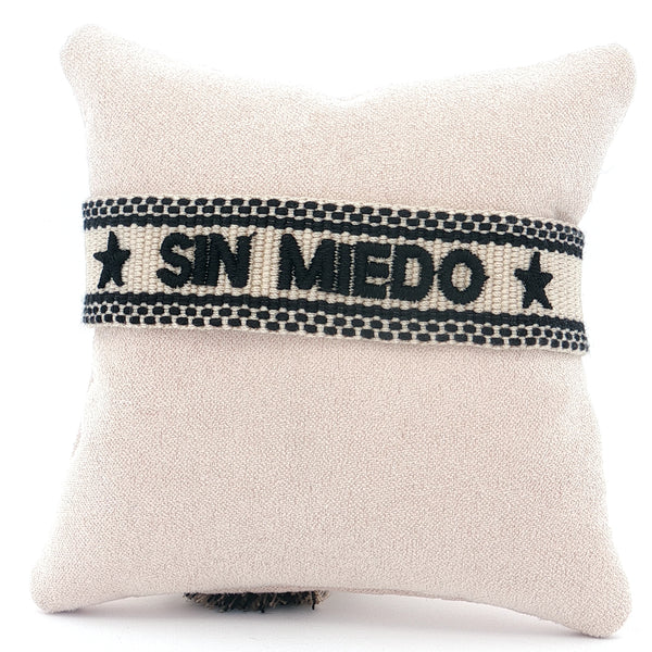 25-7949 Sin Miedo beige con negro