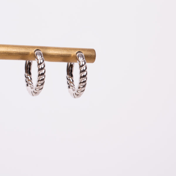 04479 Arracadas espiral plateadas