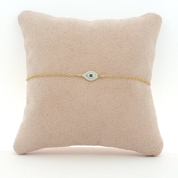 04146 Pulsera ojo dorado