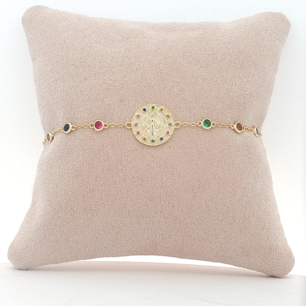 25-1001 Pulsera Virgen colores