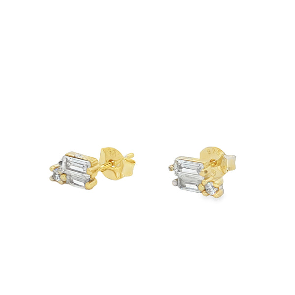 04920 Studs baguettes dorado