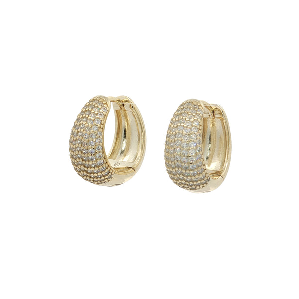 04612 Arracadas zirconias 15mm