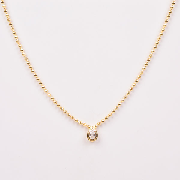 25-73263 Collar dije gota dorado