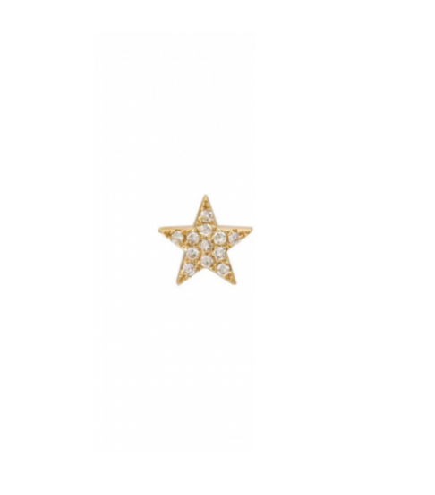 25-81183 Stud estrella oro amarillo