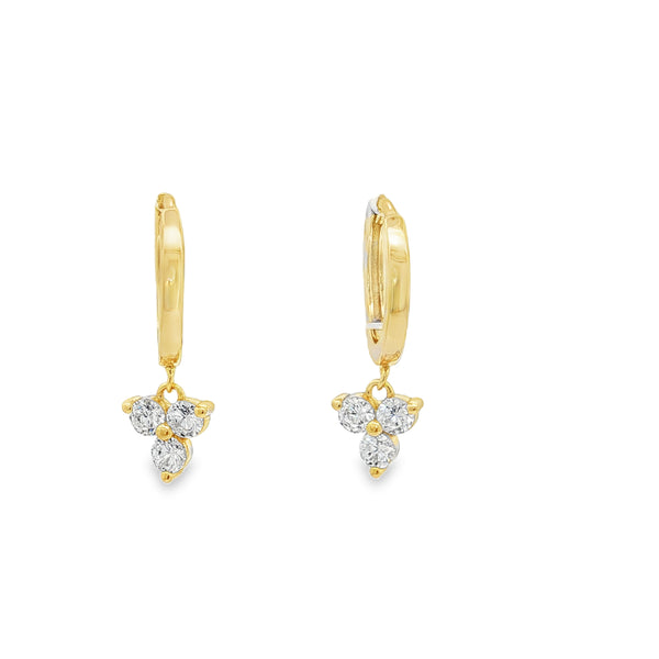 04435 Arracadas dije trio dorado